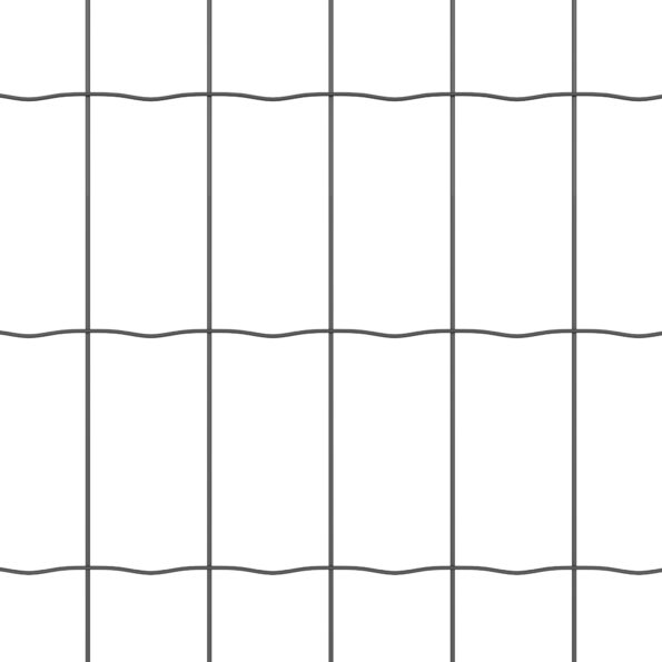 vidaXL Sivý Euro plot 1,2 x 10 m Oceľ – Obrázok 6