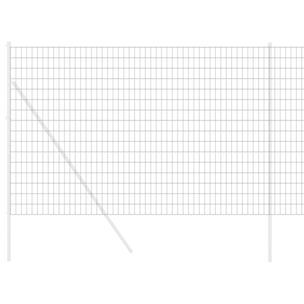 vidaXL Euro plot Sivý 1.5x10 m Oceľ – Obrázok 3