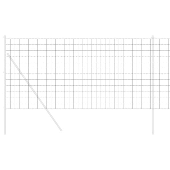 vidaXL Euro plot šedý 1.2x10 m oceľ – Obrázok 3