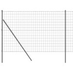vidaXL Euro plot sivý 1,6x10 m oceľ – Obrázok 3