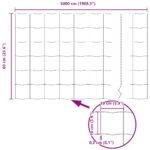 vidaXL Euro plot šedý 1,6x10 m oceľ – Obrázok 8