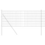 vidaXL Euro plot sivý 0.6x25 m oceľ – Obrázok 3