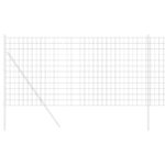 vidaXL Euro plot sivý 1.2x25 m oceľ – Obrázok 3