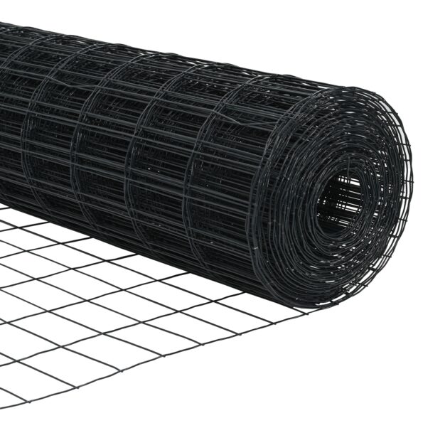 vidaXL Euro plot Sivá 0,6 x 50 m Železo potiahnuté PVC – Obrázok 7