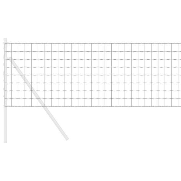 vidaXL Euro Plot Sivý 0.6x10 m Ocel – Obrázok 3