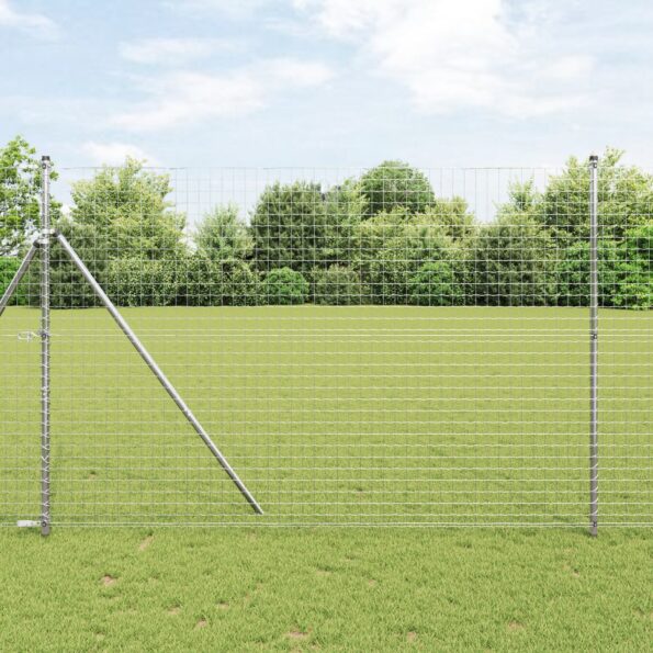42004625_1.jpg vidaXL Euro plot 1,6x10 m Galvanizovaná oceľ – Obrázok 1