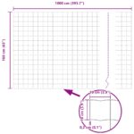 vidaXL Euro plot 1.6x10 m Zinkovaná oceľ – Obrázok 8