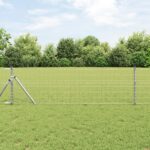 vidaXL Euro plot 0.6x25 m Pozinkovaná oceľ
