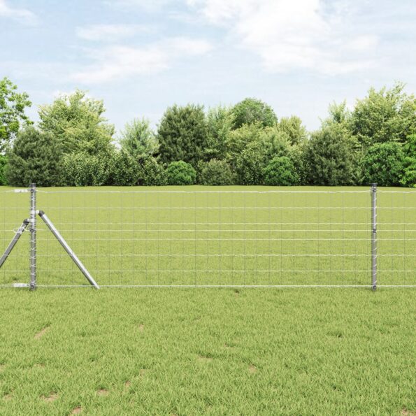 42004683_1.jpg vidaXL Euro plot 0.6x25 m Pozinkovaná oceľ – Obrázok 1