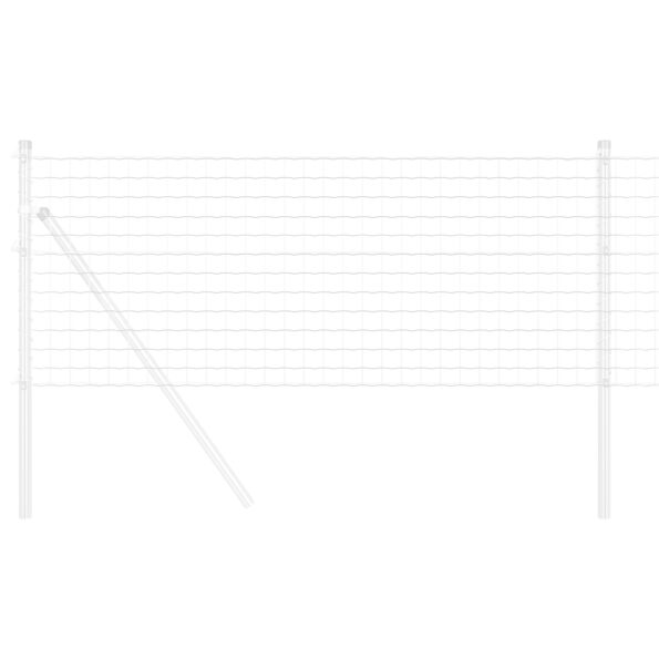 vidaXL Euro plot 0,4x50 m pozinkovaná oceľ – Obrázok 3