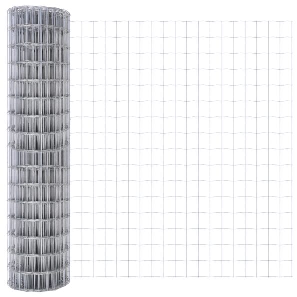 vidaXL Euro Plot 1x10 m pozinkovaná oceľ – Obrázok 2