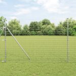 vidaXL Euro plot 1,5x10 m pozinkovaná oceľ