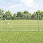 vidaXL Zváraný drôtený plot 1,2x10 m Pozinkovaná oceľ