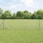 vidaXL Zváraný pletivový plot 0.5x100 m Pozinkovaná oceľ
