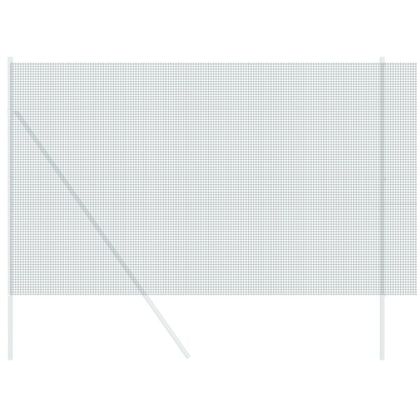 vidaXL Zváraná drôtená sieť Zelená 1.6x25 m Oceľ – Obrázok 3