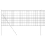 vidaXL Zváraná drôtová ohrada Sivá 0.8x10 m Oceľ – Obrázok 3