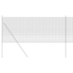 vidaXL Sivý zváraný drôtený plot 0.4x100 m – Obrázok 3