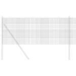 vidaXL Zváraný drôtený plot Sivý 0.4x100 m Ocel – Obrázok 3