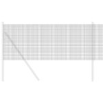 vidaXL Zváraný drôtový plot Sivý 0,6x100 m Oceľ – Obrázok 3
