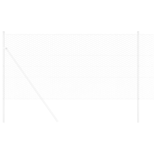 vidaXL Hexagónový plot 0.5x10 m pozinkovaná oceľ – Obrázok 3