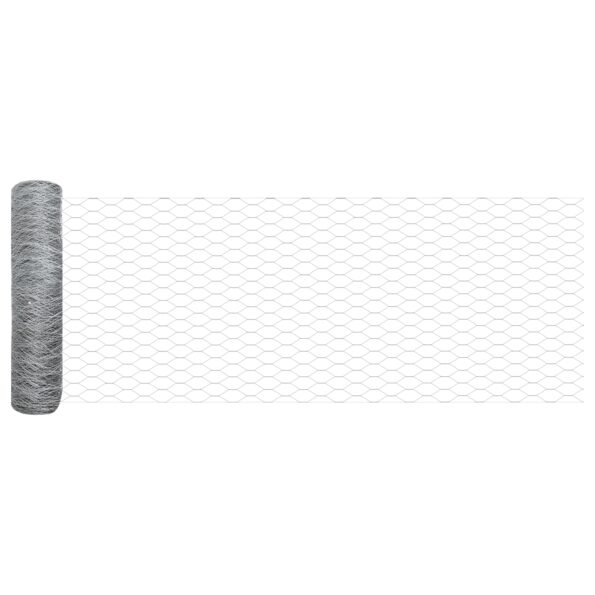 42005636_4.jpg vidaXL Hexagonálne oplotenie 0.6x10 m Zinkovaná oceľ – Obrázok 4