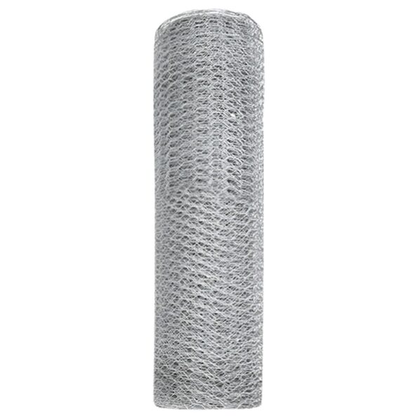 42005637_5.jpg vidaXL Hexagonálne oplotenie 0.8x10 m pozinkovaná oceľ – Obrázok 5
