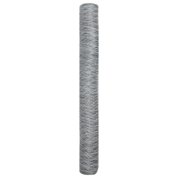 42005644_5.jpg vidaXL Hexagonálne oplotenie 1x10 m Pozinkovaná oceľ – Obrázok 5