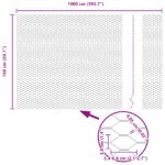 vidaXL Hexagonálne oplotenie 1.5x10 m Pozinkovaná oceľ – Obrázok 8