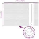 vidaXL Hexagonálna ohrada 1.6x10 m Žiarovo pozinkovaná oceľ – Obrázok 8