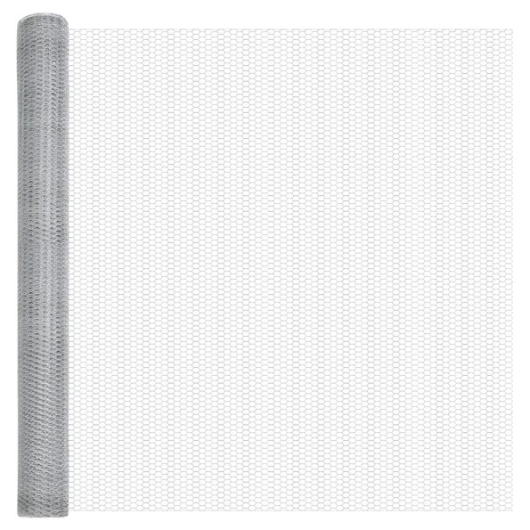 42005729_4.jpg vidaXL Hexagónové oplotenie 1.5x50 m Pozinkovaná oceľ – Obrázok 4