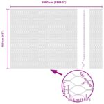 vidaXL Hexagonálny plot Strieborná 1,6 x 50 m Pozinkovaná oceľ – Obrázok 8