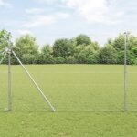 vidaXL Hexagonálna ohrada 1.6x100 m Pozinkovaná oceľ