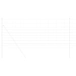 vidaXL Poľný plot 1x25 m Pozinkovaná oceľ – Obrázok 3