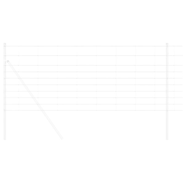vidaXL Poľný plot 1x25 m Pozinkovaná oceľ – Obrázok 3
