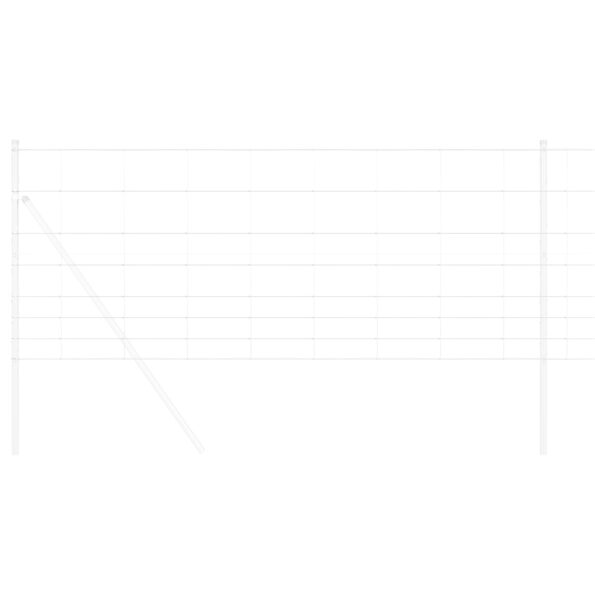 vidaXL Poľný Plot 1x50 m Pozinkovaná Oceľ – Obrázok 3