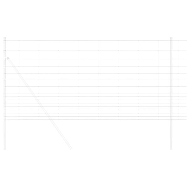 vidaXL Poľný plot 1.2x50 m Pozinkovaná oceľ – Obrázok 3