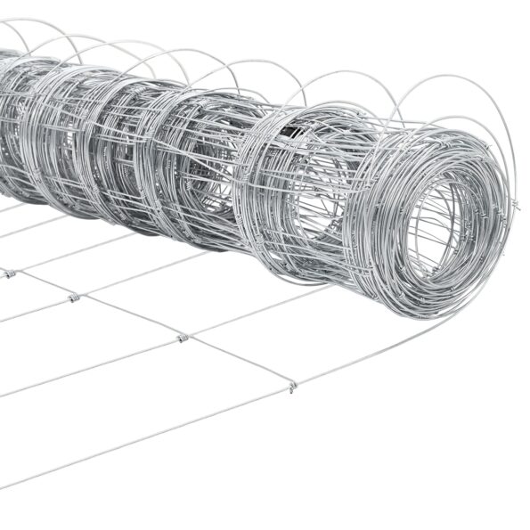 vidaXL Poľný plot 1.2x50 m Pozinkovaná oceľ – Obrázok 7