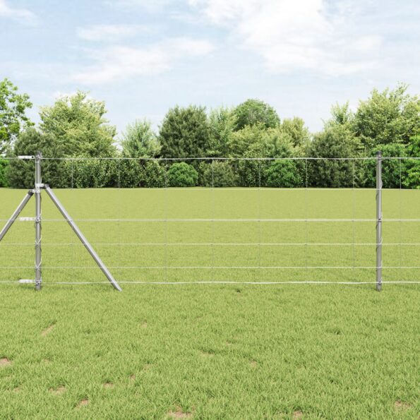 42005858_1.jpg vidaXL Poľný plot 0.8x100 m Pozinkovaná oceľ – Obrázok 1