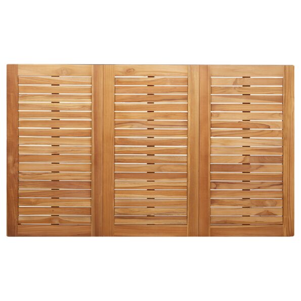 vidaXL Vonkajší jedálenský stôl 150x90x75 cm Masívny teak – Obrázok 7