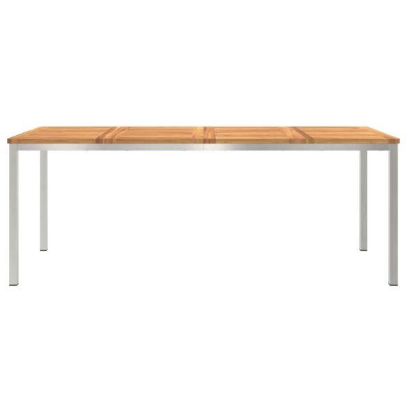 42006191_5.jpg vidaXL Vonkajší jedálenský stôl 200x90x74,5 cm z masívneho akáciového dreva – Obrázok 5