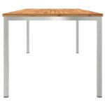 vidaXL Vonkajší jedálenský stôl 200x90x74,5 cm z masívneho akáciového dreva – Obrázok 6