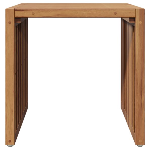 42006352_5.jpg vidaXL Stôl do záhrady 45x42.5x45 cm z masívneho teakového dreva – Obrázok 5