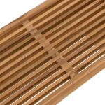 vidaXL Záhradný bočný stolík 70x37,5x35,5 cm z masívneho teaku – Obrázok 8