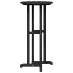 vidaXL Barový stôl Čierna 55 x 55 x 107 cm Polyetylén – Obrázok 5