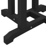 vidaXL Barový stôl Čierna 55 x 55 x 107 cm Polyetylén – Obrázok 9