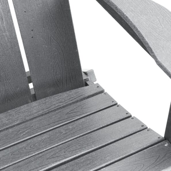 vidaXL Skladacia Adirondack stolička Svetlosivá 74,5x80,5x90 cm HDPE – Obrázok 8