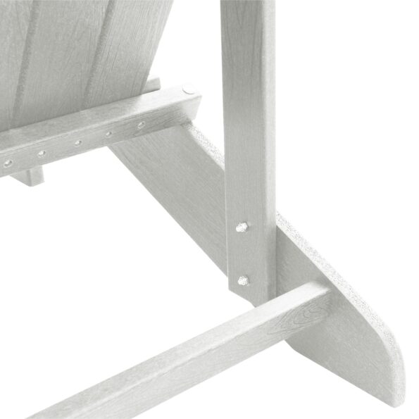 vidaXL Adirondack stolička Biela 82 x 74 x 92 cm HDPE – Obrázok 8