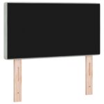 vidaXL Čelné dosky s krystalovými gombíkmi, jemná sivá, 80 cm, zamat – Obrázok 6