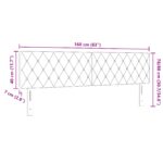vidaXL Čelo postele s krystalovými gombíkmi, svetlosivé, 160 cm, zamatové – Obrázok 8