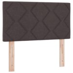 vidaXL Zadné čelo Tmavohnedá 80 cm látka – Obrázok 2